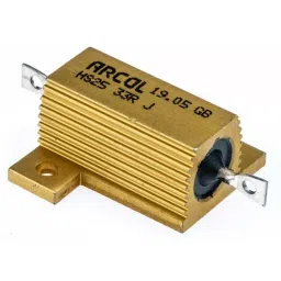 Arcol 33 Ω 25W Wire Wound Chassis Mount Resistor ±5%, HS25 33R J-image-2