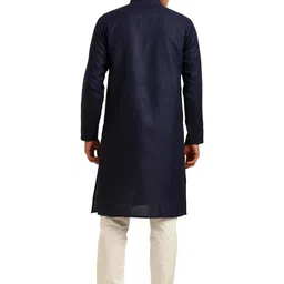 URBAN KANYA Men Regular Pure Cotton Kurta with Pyjamas image 5