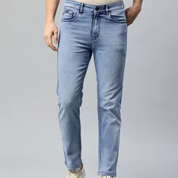 Rodamo Men Relaxed Fit Light Fade Stretchable Jeans-picture-11