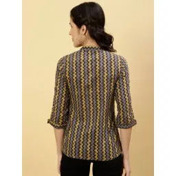 Jaipur Kurti Grey Printed Top image 2