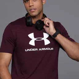 UNDER ARMOUR Brand Logo Printed Longline Training T-shirt-picture-18