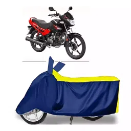 Auto Pearl Bike Cover for Hero Glamour Programmed FI (Yellow & Blue)-picture-11