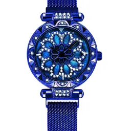 Gopal Shopcart Unisex Printed Textured Straps Analogue Watch GR_387_Blue-image-93