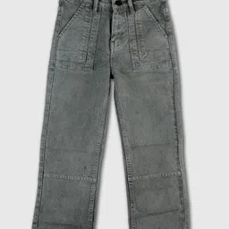 PURPLE UNITED KIDS Denim Woven Solid Jeans - Olive-picture-11