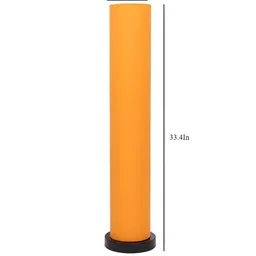 Devansh Yellow & Black Cylinder FloorLamps image 3