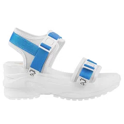 Shoetopia Solid Buckle Closure Sandals - Sky Blue image 4