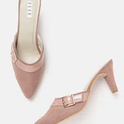 ELLE Rose Mules with Buckles-picture-16