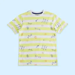 Pantaloons Junior White Cotton Printed T-Shirt-picture-27