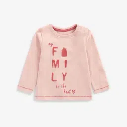 Mothercare Kids Pink Cotton Printed Full Sleeves Top-image-22