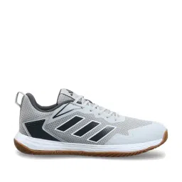 Adidas Men's BASELINER V2 Grey Indoor Court Shoes-picture-15