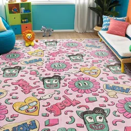 kaleen india Anti-Skid Backing Washable Indoor-Outdoor Rugs-picture-28