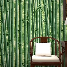 Asian royal Green Printed Self-Adhesive Wallpaper-picture-24