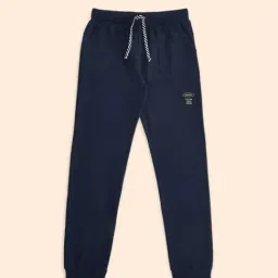 Pantaloons Junior Navy Cotton Regular Fit Trackpants-picture-33
