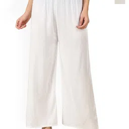 SRISARAS Women Pack Of 2 Solid Mid-Rise Loose Fit Trousers-picture-37