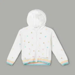 Fame Forever by Lifestyle Girls Off White Embroidery Sweater-picture-28