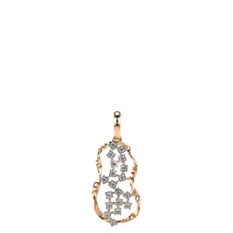 VALANOVA 14K Rose Gold Certified 0.18Ct Lab Grown Diamond Pendant-image-82