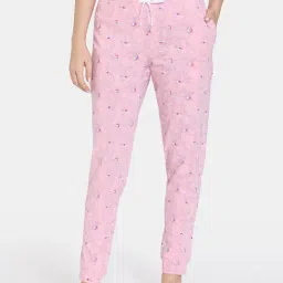Zivame Pink Printed Pyjamas-image-3