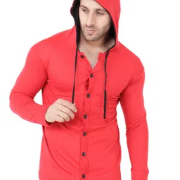 Blisstone Hooded Long Sleeves Slim Fit T-shirt-picture-16