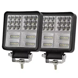 Allextreme EX38L02 38 LED Car Irradiation Lamp Yellow & White IP67 High-Intensity Dual Beam Power Work Light Compatible with Cars Trucks SUV Dust Shock Resistant (Pack of 2)-picture-20