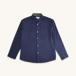 Pantaloons Junior Navy Cotton Printed Full Sleeves Shirt-picture-32