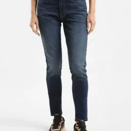 Levi's 710 Blue Skinny Fit Mid Rise Jeans-picture-17