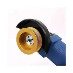 TileMaster Brazed Diamond Ceramic Grinding Wheel Round Shape Gold Color 25 mm Thickness 7.5 cm Length, TM-253 image 2