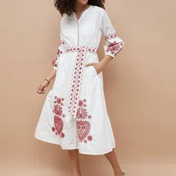 Colour Me by Melange A-Line Midi Dress image 2