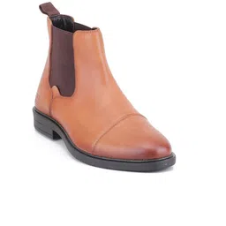 Red Chief Leather Block-Heeled Chelsea Boots image 5