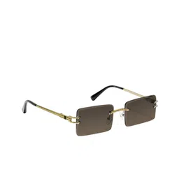 ZAADRAN Premium Unisex UV Protected Lens Rectangle Sunglasses ZD-AUSTRIA-BROWN-07-picture-29