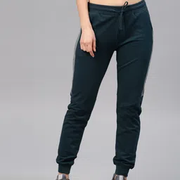 HRX by Hrithik Roshan Women Navy Solid Joggers-picture-32