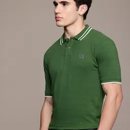 French Connection Polo Collar Pure Cotton Slim Fit T-shirt-picture-54