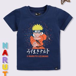YK X Minute Mirth Boys Naruto Printed Pure Cotton T-shirt-picture-32