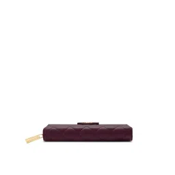 Lavie Luxe Women Diamond25 Bifold Zip Wallet -Purple (L) image 5