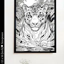 SOWPEACE White & Black 1 Piece Canvas Abstract Wall Photographs-picture-13