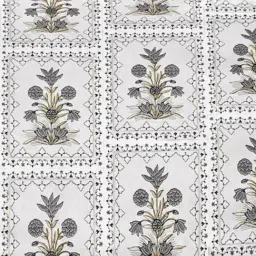 Ariana Garda Orange Cotton Floral 210 TC King Bedsheet with 2 Pillow Covers image 3