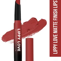 Hilary Rhoda Lippy Love Creamy Matte Finish & Long Lasting Lipstick - 1.5 g- Rusty 11-image-39