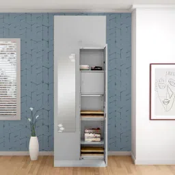 Godrej Interio Slimline 2-Door Steel Almirah, Royal Ivory (1-Year Warranty, 1 Locker, 1 Drawer,OHU)-picture-37