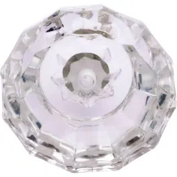 Atom 38 mm (1.5 inch) Glass Clear Glossy Finish Cabinet/Drawer Knob, GKAP-CLEAR image 2