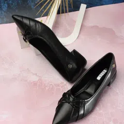 Elle Women's Black Casual Pumps-picture-19