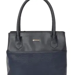 Fastrack Navy Blue Textured Handbag for Women-picture-15