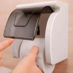 HOKIPO White Solid Plastic Tissue Holders image 4