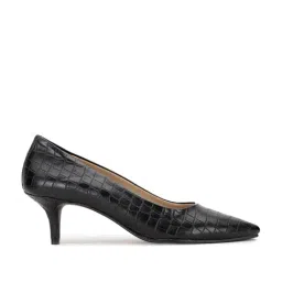 Bata Women's Black Stiletto Pumps-picture-34