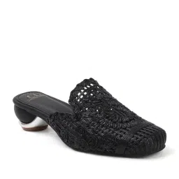 Carlton London Women's Black Mules image 2