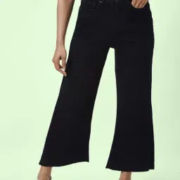 People by Pantaloons Black Mid Rise Jeans-image-6