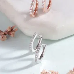 Zavya Whimsical 92.5 Sterling Silver Hoop - Set of 2-image-60