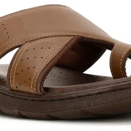 Scholl by Bata Men's Tan Toe Ring Sandals image 4