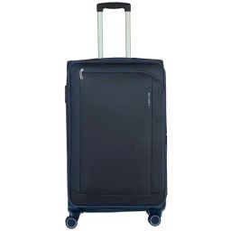 Nasher Miles Dallas Expander soft-sided Polyester Check-In   Navy Blue 28 inch |75cm Trolley bag-picture-10