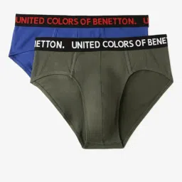 United Colors of Benetton Multi Regular Fit Briefs - Pack of 2-picture-24