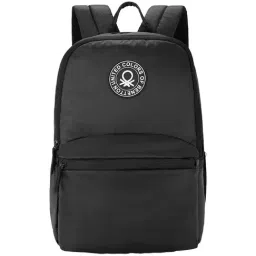 United Colors of Benetton Max 18 Ltrs Black Medium Laptop Backpack-image-31