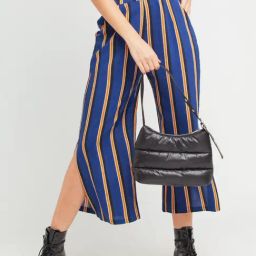 Zink London Blue Striped Regular Fit High Rise Palazzos-picture-22